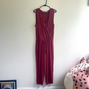 Stretchy long leg romper